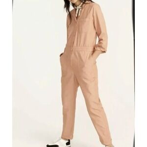 J. Crew Foundry Jumpsuit Long Sleeve Workwear Coveralls - 12